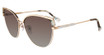 Yalea Eyeglasses SYA082 Gold/White 0361