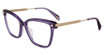 Police Eyeglasses VPLG28 Transparent Purple 06SC