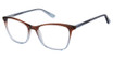 Nicole Miller Eyeglasses DOMINICA BROWN/BLUE/C01
