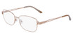 Marchon NYC Eyeglasses TRES JOLIE 199 TAUPE/233