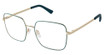 Superflex Eyeglasses SF-627 TEAL GOLD/M204