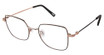 Kliik:denmark Eyeglasses K-739 BLACK ROSE GOLD/M200