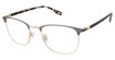 Evatik Eyeglasses EVATIK 9255 GREY GOLD HORN/M203
