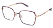 Kliik:denmark Eyeglasses K-741 EGGPLANT ROSE GOLD/M107