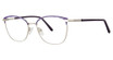 Genevieve Paris Design Eyeglasses Perhaps purple/silver