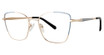 Genevieve Paris Design Eyeglasses Hopeful blue/gold