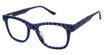 Zuma Rock Eyeglasses ZR022 Blue checker/BLU