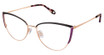 FYSH Eyeglasses FYSH 3713 BLACK VIOLET/M200