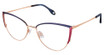 FYSH Eyeglasses FYSH 3713 MIDNIGHT FUCHSIA/M201