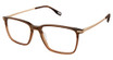 Evatik Eyeglasses EVATIK 9259 BROWN HORN GRADIENT/S402