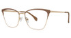 Genevieve Boutique Eyeglasses ACCEPT taupe/gold