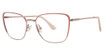 Genevieve Boutique Eyeglasses GIVING satin mauve/rose gold