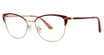 Genevieve Boutique Eyeglasses CHARM burgundy/gold