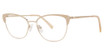 Genevieve Boutique Eyeglasses CHARM ivory/gold