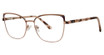 Genevieve Boutique Eyeglasses UNRAVEL brown