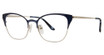 Genevieve Boutique Eyeglasses NURTURE satin topaz/silver