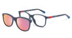 Nano Eyeglasses QUEST SC 3.0 MATTE GREY BLUE RED/03SC