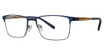 G.V. Executive Eyeglasses GVX587 matte navy/gunmetal