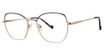 Genevieve Boutique Eyeglasses LIFESTYLE teal/rose gold