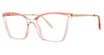 Modern Times Eyeglasses BOUNTIFUL pink crystal/gold