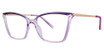 Modern Times Eyeglasses BOUNTIFUL lilac crystal/gold