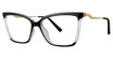 Modern Times Eyeglasses SASSY black/crystal/gold