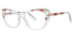 Modern Plastics II Eyeglasses BLOOMS crystal rose 3