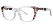 Modern Plastics II Eyeglasses Macie crystal/burgundy/black