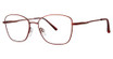 Modern Metals Eyeglasses Hazel burgundy