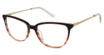 Nicole Miller Eyeglasses DORADO BEACH BROWN FADE GOLD/C01