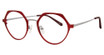 Konishi Eyeglasses KONISHI KF8636 Red/Chrome/C3