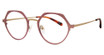 Konishi Eyeglasses KONISHI KF8636 Mauve/Gold/C4