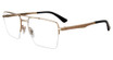 Police Eyeglasses VPLG71 Light Gold 08FE