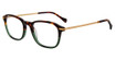 Lucky Brand Eyeglasses VLBD428 Havana/Green 0HAG