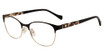 Lucky Brand Eyeglasses VLBD736 Black/Gold 0BLA