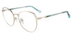 Yalea Eyeglasses VYA099 Silver/Blue 0SN9
