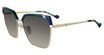 Yalea Eyeglasses SYA100 Blue/Silver 0594