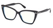 Tom Ford Eyeglasses FT5844-B shiny black/001