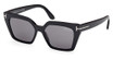 Tom Ford Eyeglasses FT1030 shiny black / smoke polarized/01D