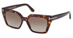 Tom Ford Eyeglasses FT1030 dark havana / brown polarized/52H