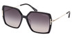 Tom Ford Eyeglasses FT1039-F shiny black / gradient smoke/01B
