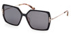 Tom Ford Eyeglasses FT1039 black/other / smoke polarized/05D