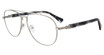 John Varvatos Eyeglasses VJV192 Antique Silver John Varvatos Eyeglasses VJV192 Antique Silver