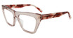 Tumi Eyeglasses VTU527 Shiny Transparent Mauve 0830