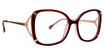 Trina Turk Eyeglasses Loulou Burgundy/BRG