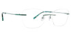 Totally Rimless Eyeglasses Cassinni(361) Sea Glass/SGL