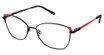 Superflex Eyeglasses SF-631 CHERRY BLACK/S210