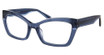 Derek Lam Eyeglasses NIXI BLUE GREY CRYSTAL/CRYBL
