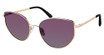 Derek Lam Eyeglasses KIRBY LIGHT GOLD BLACK/LTGD