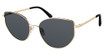 Derek Lam Eyeglasses KIRBY GOLD BLACK/GLDBK